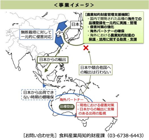 農業知的財産保護・活用支援事業